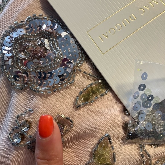 MAC DUGGAL Floral Beaded Bridal Wedding Formal Embellished Gown • Size 10 NWT! - Picture 4 of 6